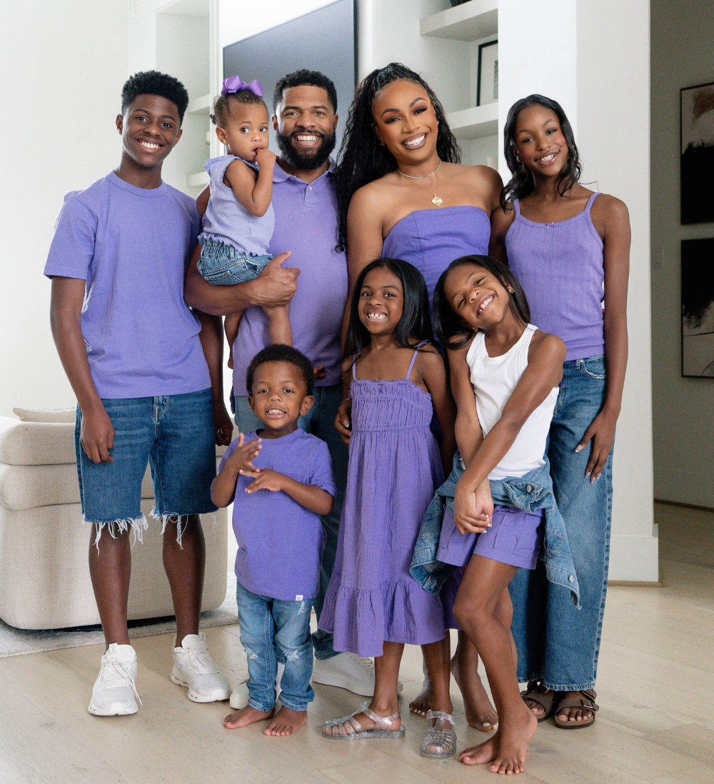 Courtney N. Williams Family Picture at home