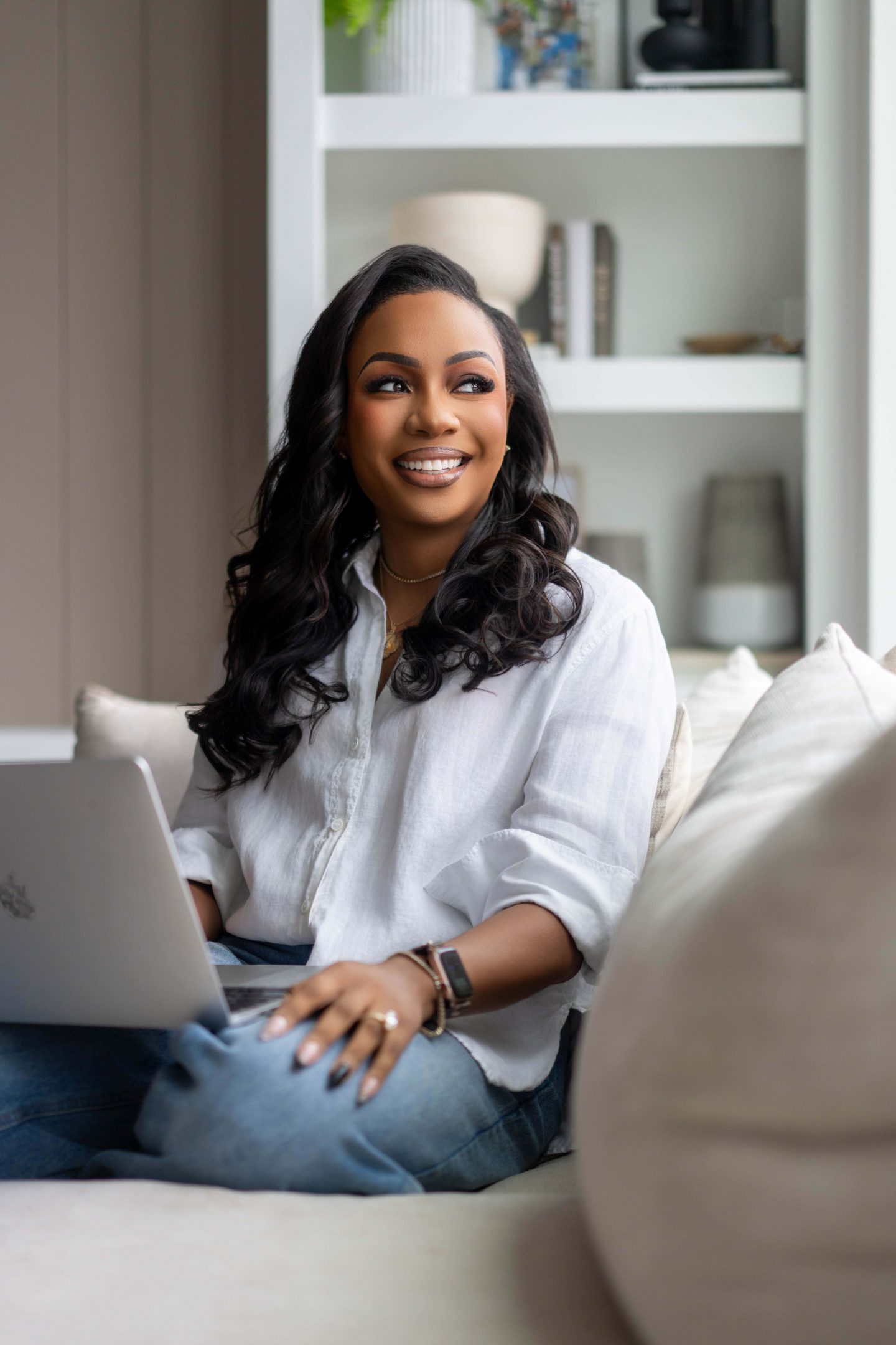Courtney N. Williams working as a social media influencer